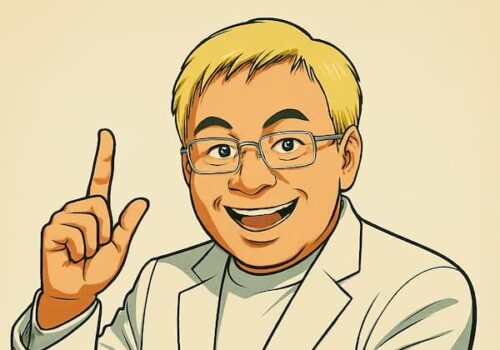 高須クリニック医院長風のイラスト
