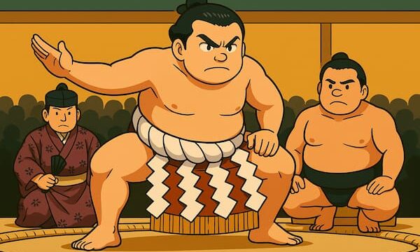 大の里の土俵入り