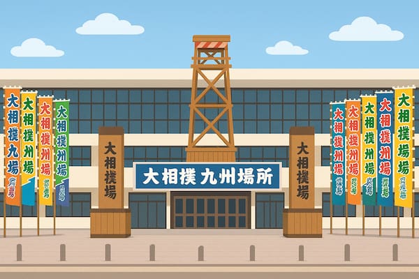 福岡国際センターのイラスト