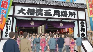 大阪場所のイラスト