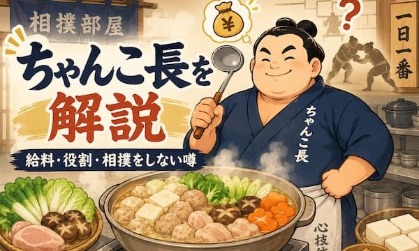 ちゃんこ長のイメージイラスト