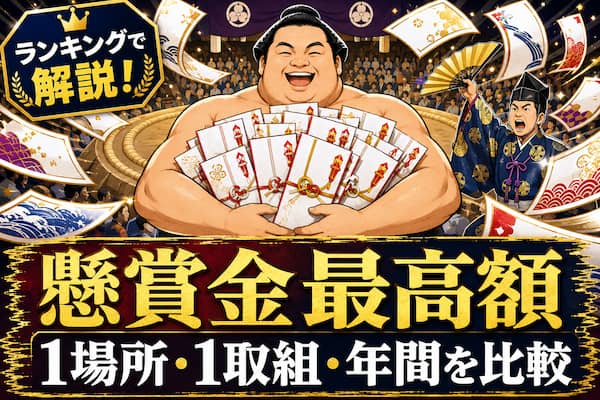 懸賞金の最高額のイメージイラスト