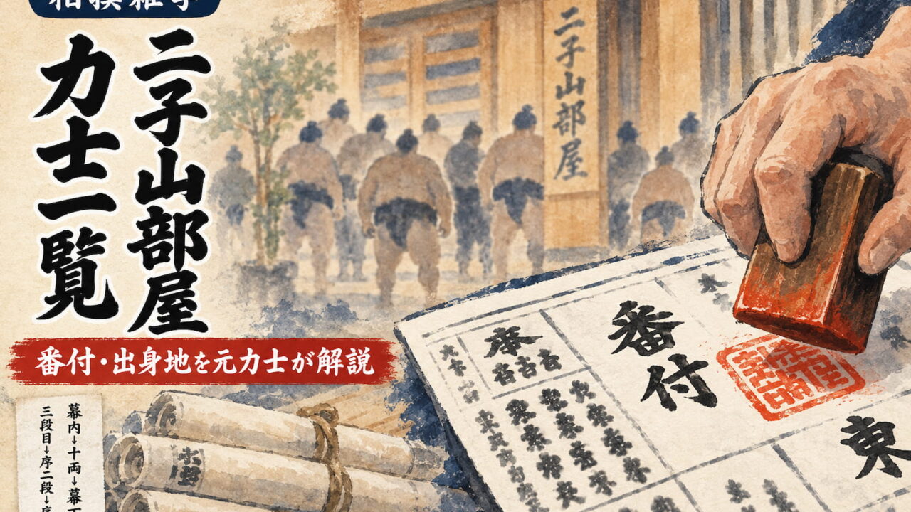 二子山部屋の力士一覧イメージ