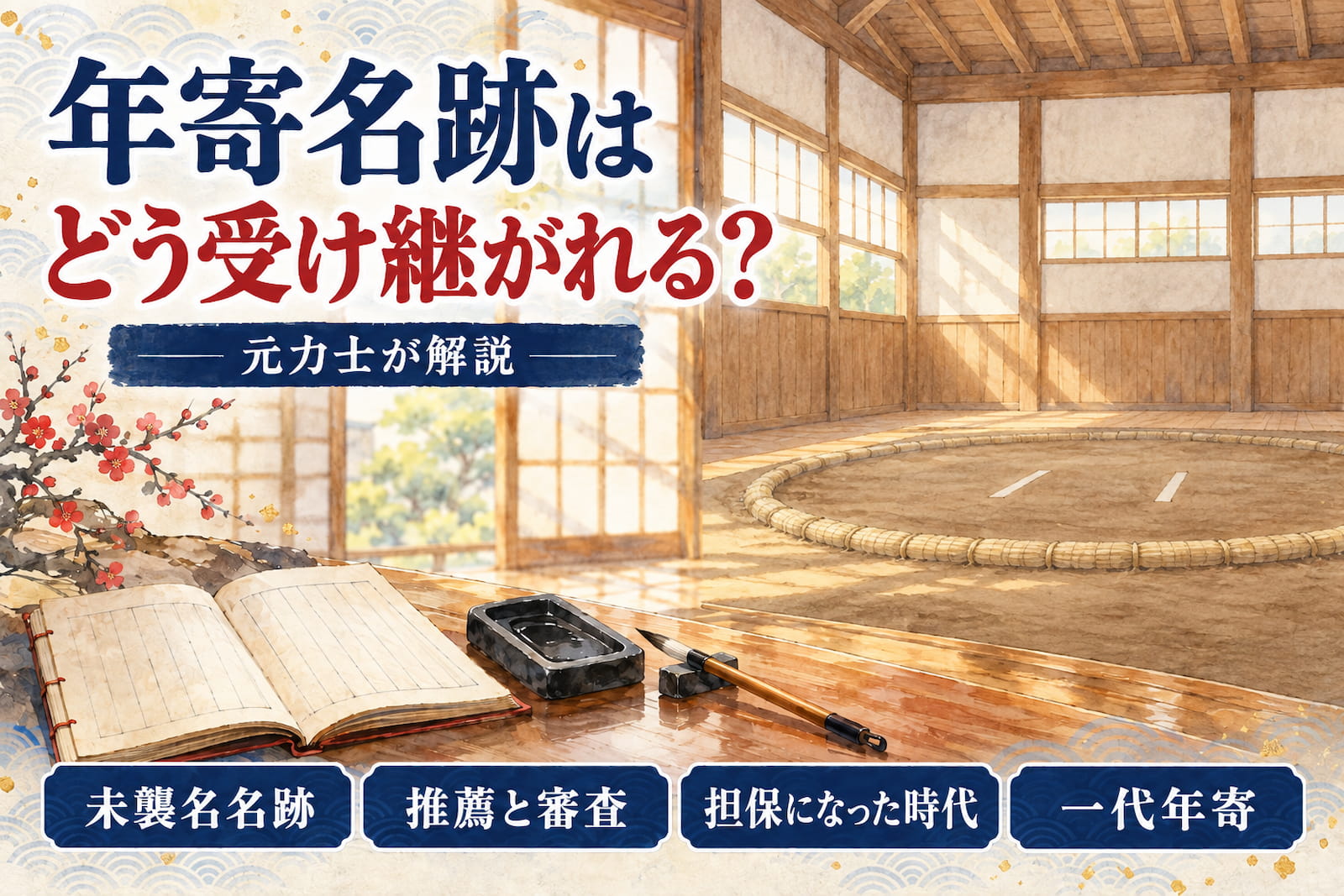 年寄名跡の仕組みと襲名条件とは？親方株の値段の実態と定数105の空き状況を徹底解説