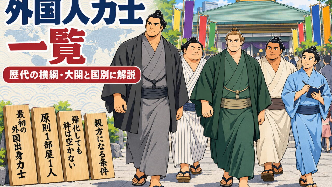 外国人力士一覧