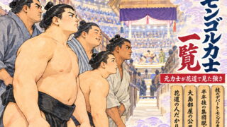 モンゴル力士一覧|現役の全員から歴代横綱・最初の6人まで元力士が解説